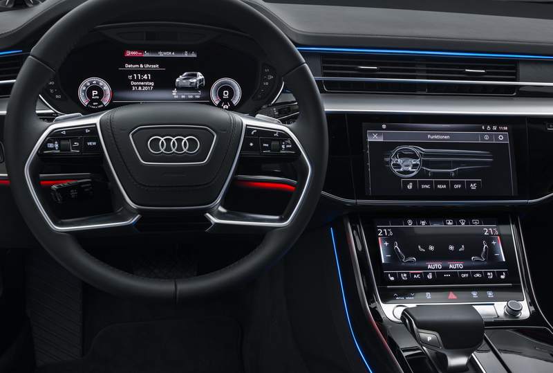 Audi A8 interior